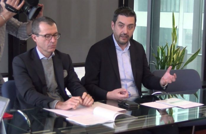 Da dx il presidente Luca Sabattini e il vice Gianni Bessi