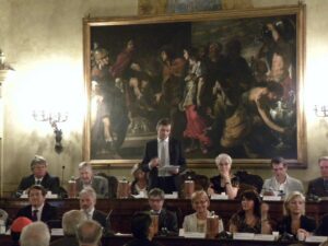 2010-Il presidente Matteo Richetti apre la seduta solenne per il 40 anniversario della nascita della Regione